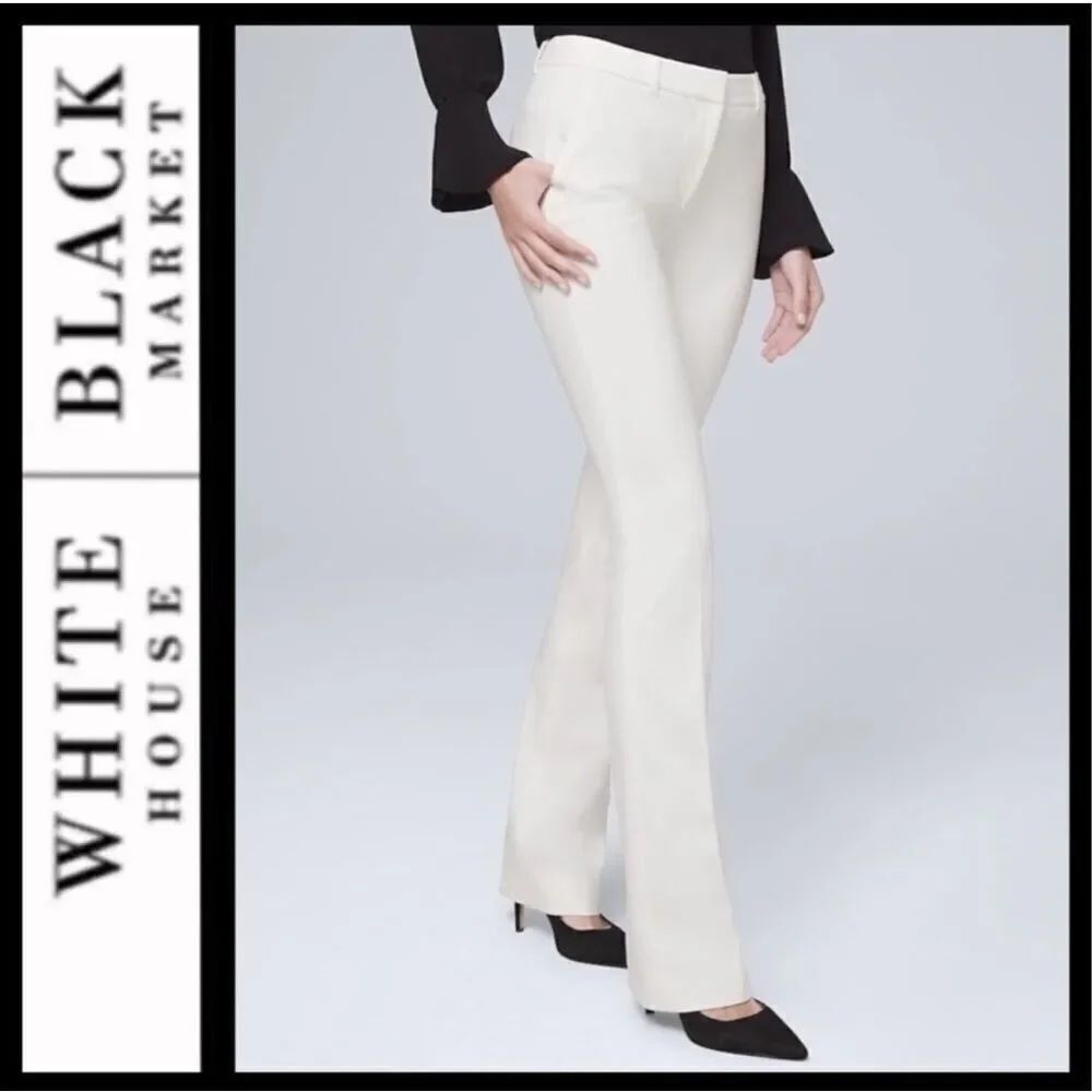 ✨WHBM The Boot Striped Sz 8P Pants✨